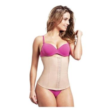 Imagem de Cinta Abdominal Esbelt 404 Modeladora Plus Size Casapaula - Esbelt lin