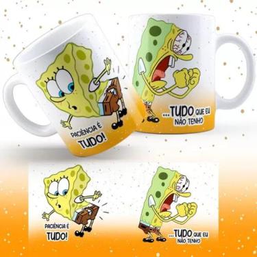 Imagem de Caneca Porcelana Bob Esponja - Essencial Designer