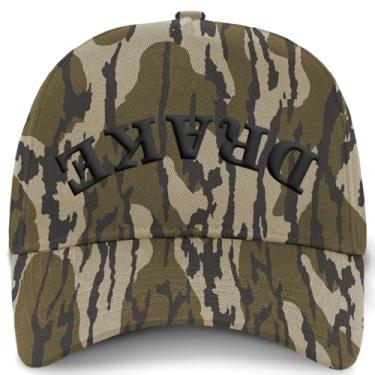 Imagem de Drake Waterfowl Boné masculino Drake X Lost Easy com 5 painéis DW0245 com aba curva, ilhós, fecho traseiro ajustável, OSFM, Parte inferior original, tamanho nico