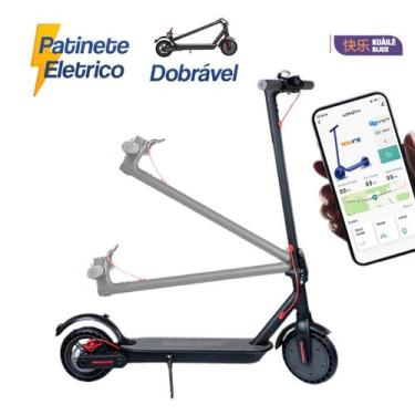 Imagem de Patinete Elétrico Dobrável com Bluetooth Rodas 8.5 Polegadas Autonomia