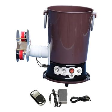 Imagem de Generic Robô para tênis de mesa com alimentador de bolas de grande capacidade, portátil, para jogo automático, máquina de pingue-pongue, lançador automático, Cinza