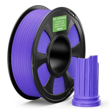 Imagem de DEEPLEE Filamento PLA+ 2.0 1,75 mm, filamento de impressora 3D de resistência mais forte, roxo 1 kg, filamento de impressora 3D PLA Plus atualizado, filamento PLA+ de alta velocidade para a maioria
