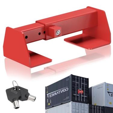 Imagem de Fechadura de porta de contêiner de carga - Fechaduras de porta de reboque de contêiner resistente para semi-reboques, vans de carga, código, combinação, acessórios de contêineres de envio, antifurto