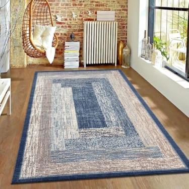 Imagem de Tapete de pátio externo para todos os climas para varanda frontal, tapete de veludo de cristal interno para animais de estimação, com traseira antiderrapante G 100 x 200 cm