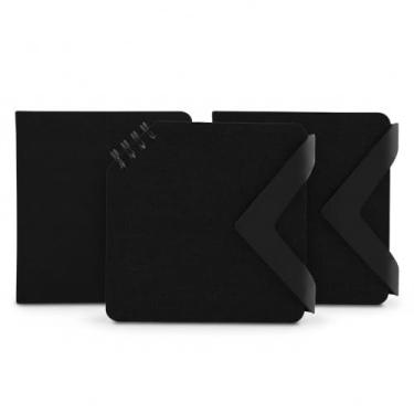 Imagem de UTIMAIS+ Mini Caderno com Capa em RPET, Fecho Magnético em PU, 70 Folhas Pautadas, Papel 100g/m², Preto, Cinza, Azul Marinho, Ecológico (3, Azul)