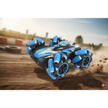 Imagem de Carrinho 4x4 de Controle Remoto 360 Giro Maluco Acrobático Recarregáve