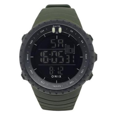 Imagem de Relógio Masculino Onix Digital OX104 Verde e Preto