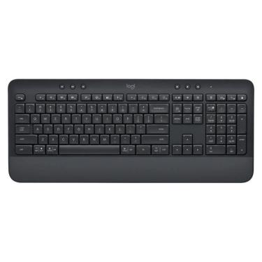 Imagem de Teclado Sem Fio Logitech Signature K650, Bluetooth, USB, Com Apoio para as Mãos, US - 920-010911-Unissex