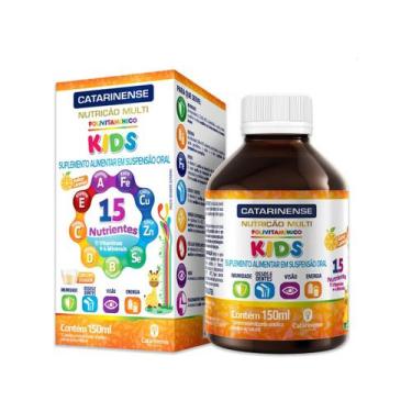 Imagem de Polivitamínico Kids Catarinense Laranja 150ml