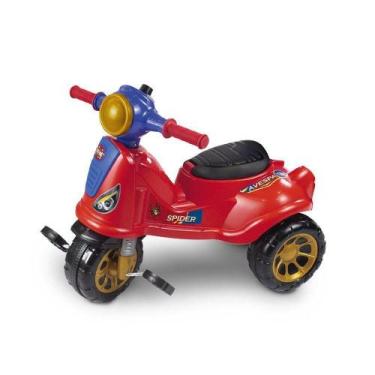 Imagem de Triciclo Infantil De Passeio E Pedal Andador Avespa Spider - Maral