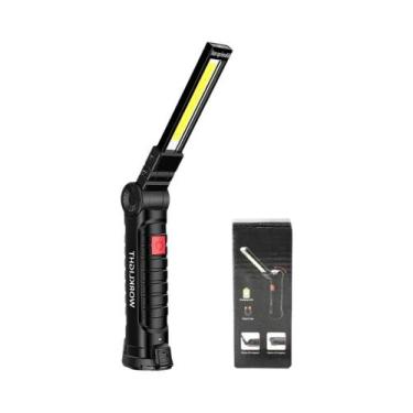 Imagem de Lanterna LED COB Recarregável, Luz De Trabalho Magnética Portátil, Toc