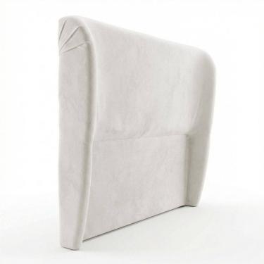 Imagem de Cabeceira Para Cama Box Queen Size Liah 160cm Bouclê Branco - Abmaza