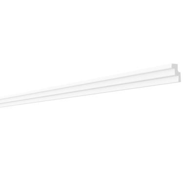 Imagem de Moldura de Teto Rodateto de Poliestirenom9metro Linear - caixa com 2 m - Branco