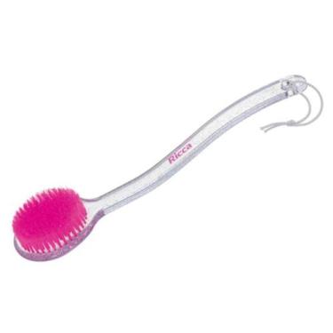 Imagem de Escova de Banho Ricca Redonda Rosa Cód.306 - BELLIZ COMPANY
