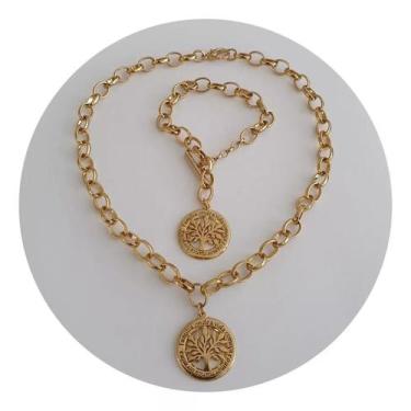 Imagem de Colar E Pulseira Feminina Arvore Da Vida Fortuna - REALIZA SONHOS