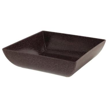 Imagem de Saladeira Quadrada 750ml em Material Sustentável - Evo - IMBUIA