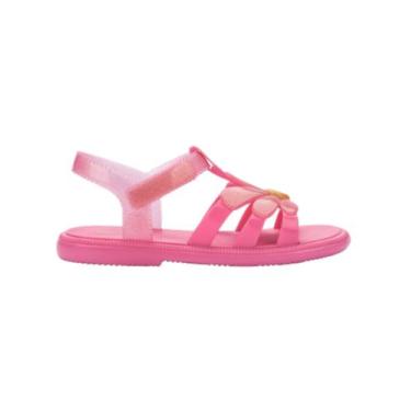 Imagem de SANDÁLIA MINI MELISSA HIP BLOOMY INF ORIGINAL 36188 Cor:Rosa GlitterTa