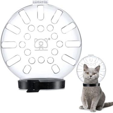 Imagem de Mordaça para Gato WOWAMZ G (24-27 cm) Capuz Respirável para Cuidados