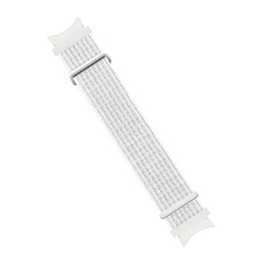 Imagem de Pulseira Nylon Loop LTIMPORTS, compativel com Galaxy Watch 6 - Galaxy Watch6 Classic - Galaxy Watch 5 - Galaxy Watch5 Pro - Galaxy Watch 4 - Galaxy Watch4 Classic (Branco)