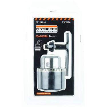 Imagem de Mandril para furadeira até 5/8 16mm B18 Starfer