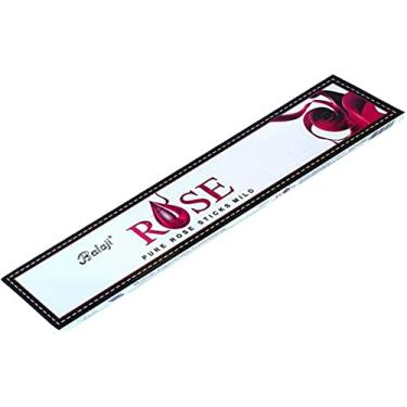 Imagem de Incenso Rose Pure Sticks Mild Balaji Massala