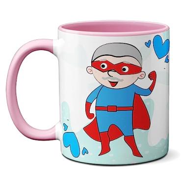 Imagem de Caneca Para Uso Exclusivo Do Super Vovô Feliz Dia Dos Avôs (Rosa)