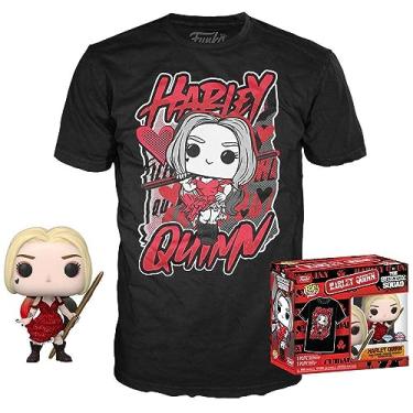 Imagem de Funko POP! Collector's Box: DC The Suicide Squad: Harley Quinn Diamond Exclusive Funko Pop & Tee M