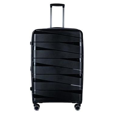 Imagem de Mala Média (23KG) em Polipropileno 4 rodas 360º - Ultraleve India (Preta)