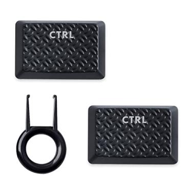 Imagem de HUYUN Substituição de teclas retroiluminadas para teclado mecânico GL Tactile Switch Logit G813/G815/G913/G915 TKL RGB (2 peças de textura Ctrl Preto)