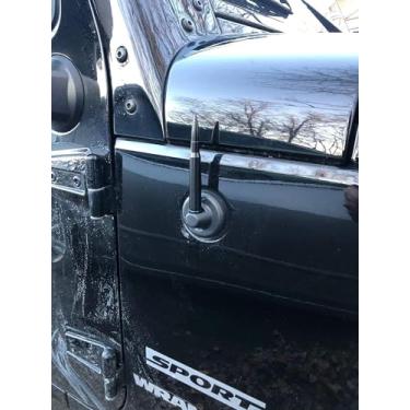 Imagem de TN TrunkNets Inc Antena Bullet Mast Black - Serve em: Jeep Wrangler 1987-2006