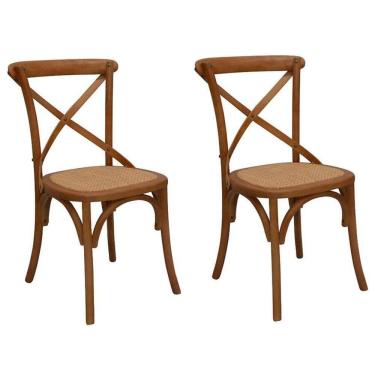 Imagem de Conjunto com 2 Cadeiras Katrina Marrom