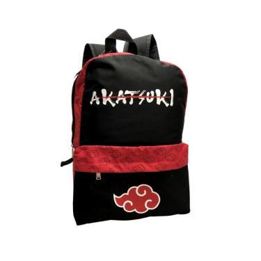 Imagem de MOCHILA DE COSTAS AKATSUKI NARUTO - ZONA CRIATIVA-Unissex