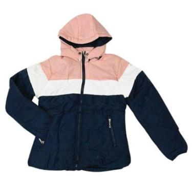 Imagem de Jaqueta Forrada Feminina Matelasse Capuz Removivel Luxo-Feminino