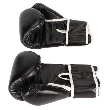 Imagem de Luvas de Boxe Com Tecnologia de Espuma de Célula Fechada, Painéis de Malha Com Cabo de Aperto Interno para Ventilação, Material Pu Adequado para Treinamento de Boxe