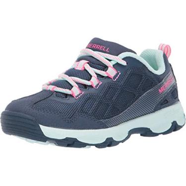 Imagem de Merrell Cadarço infantil unissex Chameleon 2.0, Azul-marinho/turquesa, 7 Big Kid
