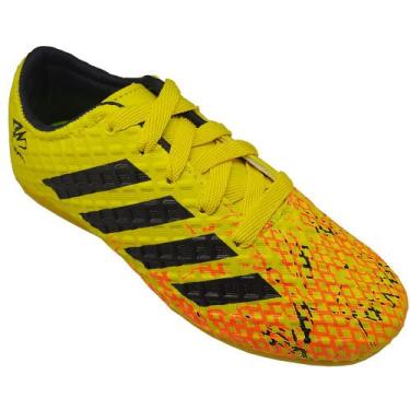 Imagem de Chuteira Infantil Futebol de Campo Juvenil Runway Amarelo, 28, Amarelo