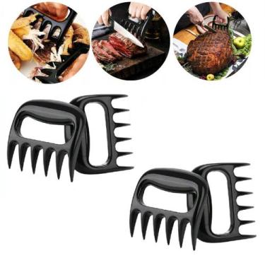 Imagem de 4 Garfos Desfiador Garra De Urso Para Churrasco Profissional - Ami
