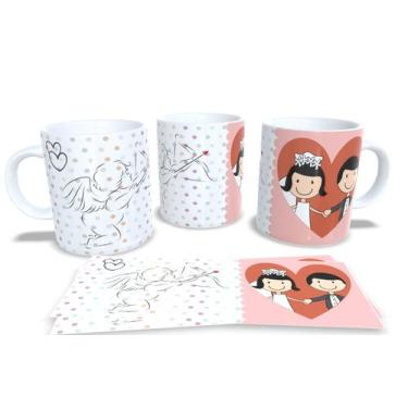 Imagem de Canecas Personalizadas Dia dos Namorados - Estampa Sublimada, Mod.158