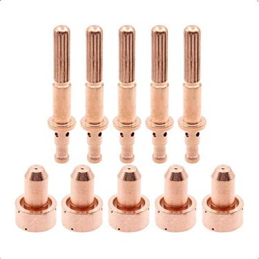 Imagem de WeldingStop Eletrodo de plasma 64006514 ponta 60A 64006510 para maçarico Radnor MasterCut MC60 MC100