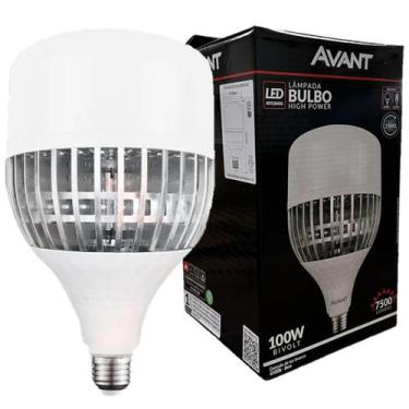 Imagem de Lampada Led Bulbo 100W E27 Branco Frio 6500K Alta Potencia - Avant