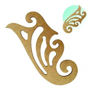 Imagem de Régua Curva Francesa 1105 Mdf Patchwork Costura Modelista - Levolpe