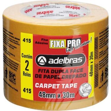 Imagem de Fita Dupla Face Carpet Tape 48MM X 30M - Pacote com 2 Unidades - Adelb