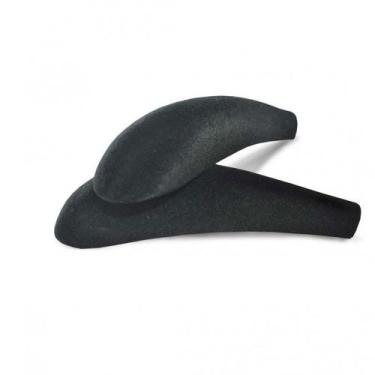 Imagem de Ombreiras de Veludo para Cabides - Preta - 100 peças - Loladecor