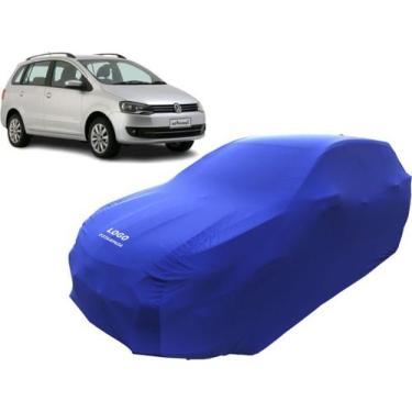 Imagem de Capa Carro Volksvagen Spacefox Com Elástico Melhor Fixação - Mz, Azul