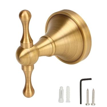 Imagem de Cabide vintage Vomeko, ganchos para casacos, ganchos para toalhas montados na parede, pontas duplas de cobre durável Rustpro, para casaco, chapéu, toalha, bolsa, roupões, mudroom, (Type 1)
