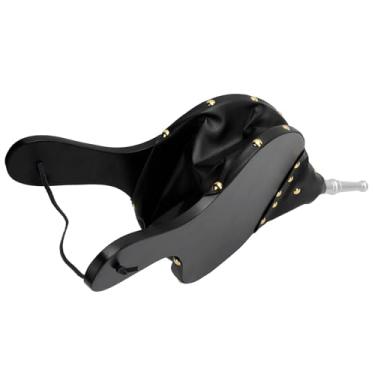 Imagem de Lareira Fole Manual de Madeira Ventilador Ar chaminé Ferramentas Fogo Decorativo Rústico Churrasco Kit (tubo de prata)