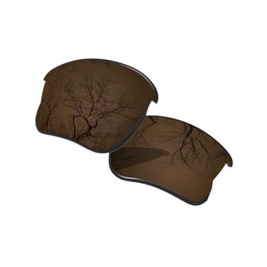Imagem de Lente polarizada ToughAsNails de substituição para óculos de sol Oakley Flak Jacket XLJ – Mais opções, Brown Bronze, One Size