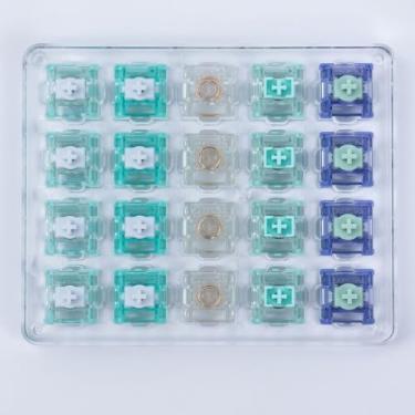 Imagem de Gateron Testador de interruptores magnéticos de teclado – Interruptores de jogos Jade Max Pro Genty para teclado magnético para jogos (20 peças)