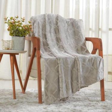 Imagem de Manta Tessi Queen Flannel Brushed 220x230, UN, Camurça