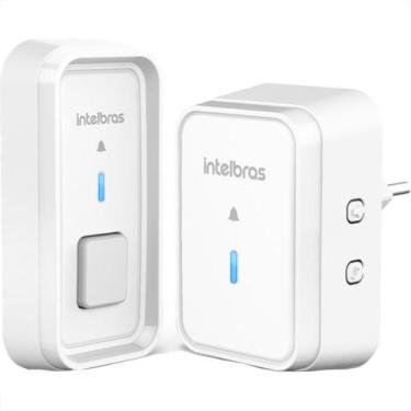 Imagem de Campainha Sem Fio Intelbras Cib 101 Branca Com Bateria - 4522001